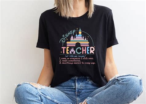 Disney Teacher Definition Shirt Teach Love Inspire Sweatshirt Disney