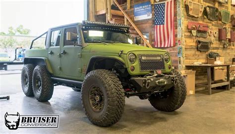 Bruiser Conversions 6×6 Is A Six Wheel Jeep Wrangler With A 450hp Ls3