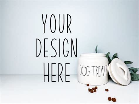 Blank Dog Treat Mockup Wall Mockup Styled Dog Background Craft Mock up ...