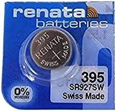 Amazon Renata Batteries Batería de reloj con pila de botón 395 5