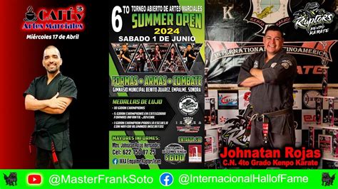 Caf Y Artes Marciales Maestro Johnatan Rojas Cintur N Negro To