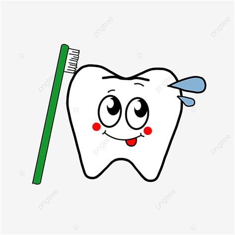 Brushing Your Teeth Clipart Hd PNG, Cute Brushing Teeth Clipart, Tooth ...