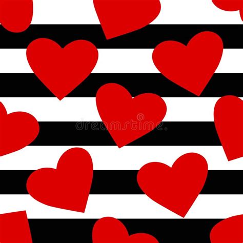 Heart Shape Repeated Pattern Wallpaper Stock Illustrations 597 Heart