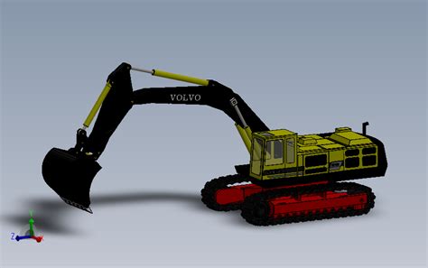 Volvo Excavator Ec D Solidworks Solidworks