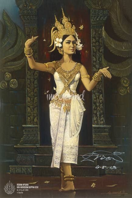 Apsara Painting at PaintingValley.com | Explore collection of Apsara ...