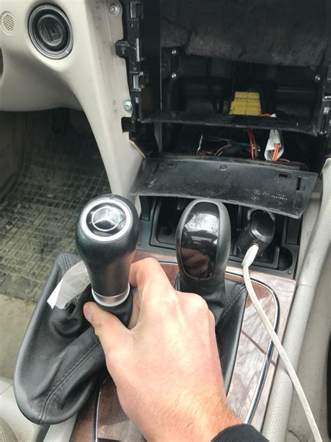 Ручка АКПП W211 Рейсталинг — Mercedes-Benz E-Class (W211), 3,2 л, 2002 ...