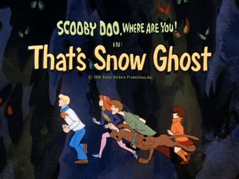 Scooby Doo Title Card Lan Chi Shaggy And Scooby Scooby Snacks Ski