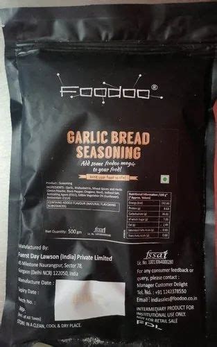 Foodoo White Garlic Bread Seasoning Powder Packaging Type Packet