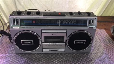 Vintage National Rx 4945 Radio Cassette Boombox Youtube