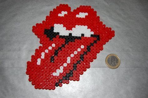 Rolling Stones Hama Beads By Kitsunespe On Deviantart Iron Beads