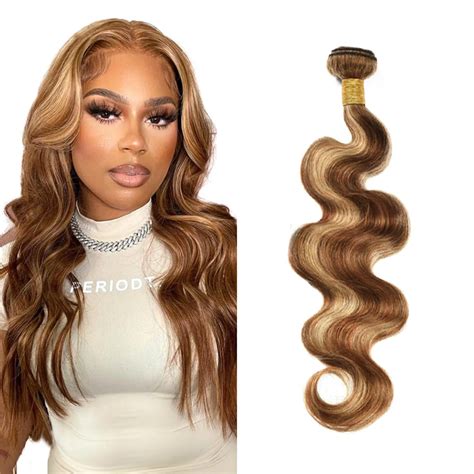 Amazon P Bundles Honey Blonde Body Wave Human Hair Bundles