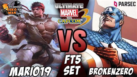 UMVC3 Parsec FT5 Set Mario19 VS BrokenZero YouTube