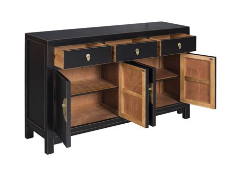 Buffet Chinois Onyx Noir Orientique Collection L Xp Xh Cm Fine