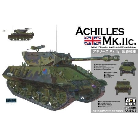 Afv Club Achilles Mk Iic British M Pounder Anti Tank