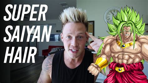 How To Style Your Hair Like A SUPER SAIYAN YouTube