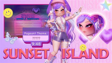 CUSTOM THEME IN SUNSET ISLAND Royale High Sunset Island YouTube