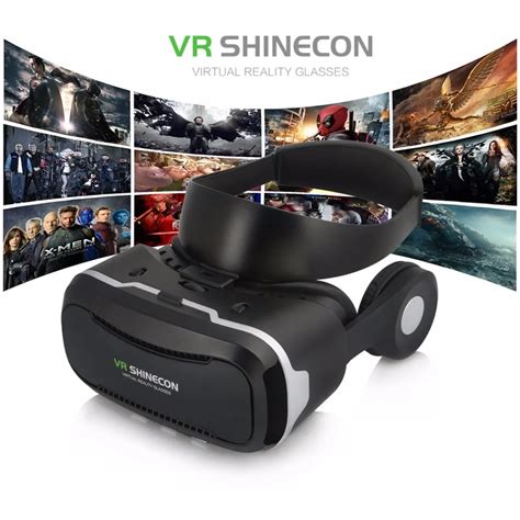 Vr Shinecon Virtual Reality D Glasses Headset Vrbox With Headphone