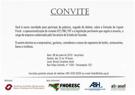 Modelo De Convite Para Evento