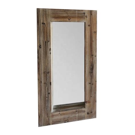 Antique wood frame wall mirror for decor | mirror manufacturer