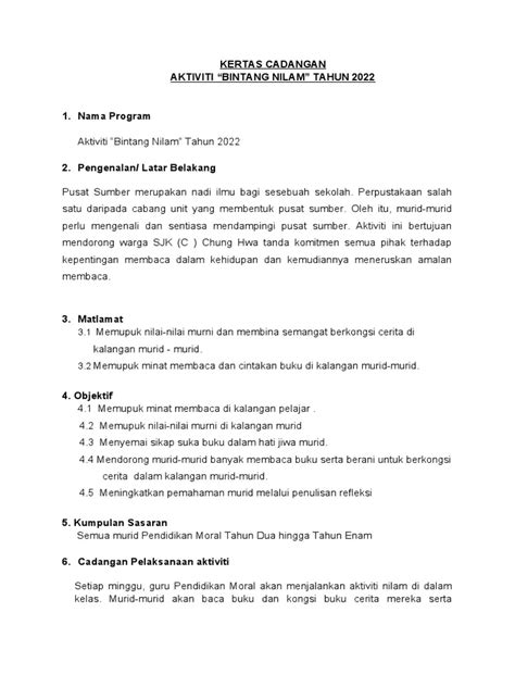 Kertas Cadangan Nilam Pdf