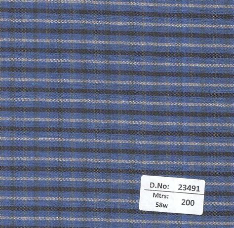 Cotton Checks Fabrics Inch Mtrs Check Stripes Blue At