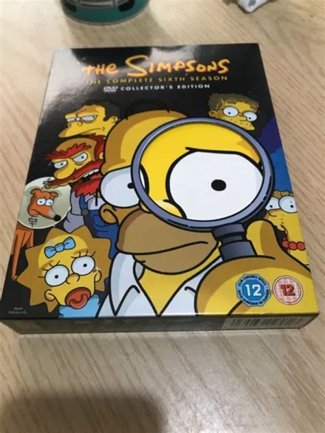 THE SIMPSONS COMPLETE Sixth Season 6 DVD 2005 4 Disc Box Set 3 99