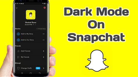 How To Get Dark Mode On Snapchat Iphone And Android Youtube