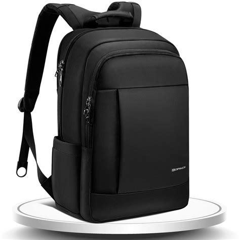 Buy Deluxe Black Laptop Backpack, 17 Inch Anti-Theft Water Resistant Laptop Backpack with ...