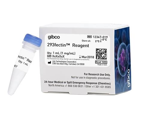 Invitrogen Fectin Transfection Reagent Ml Biochemical Reagents