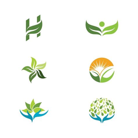 Premium Vector Green Tree Leaf Ecology Nature Element Vector Design