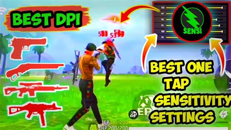 Free Fire Headshot Sensitivity Best Sensitivity Dpi Setting