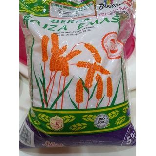 beras faiza emas rice kg shopee malaysia