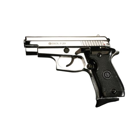 EKOL P29 NIKEL 9mm Πιστόλι αντίγραφο starter pistol-ισχυρού κρότου ...