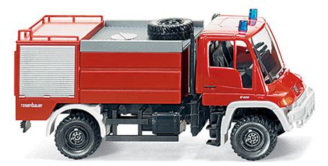 MB UNIMOG U400 TLF Feuerwehr Wiking 1 87