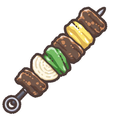 【イラスト素材】バーベキュー串 | 可愛くて無料で使える！霧笛堂イラスト素材工房