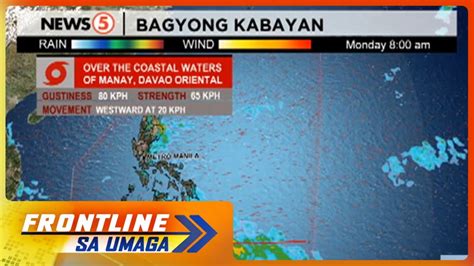 Bagyong Kabayan Napanatili Ang Lakas Signal No Itinaas Sa Ilang