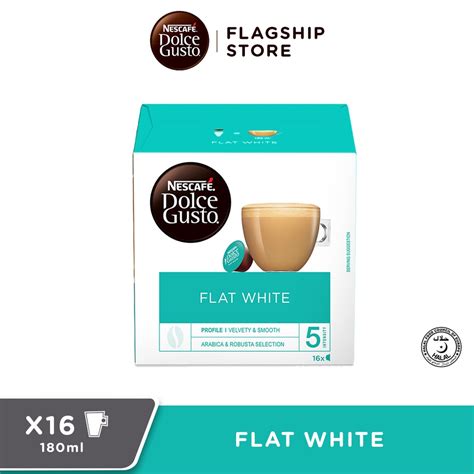 Nescafe Dolce Gusto Flat White Coffee Capsules Servings Shopee