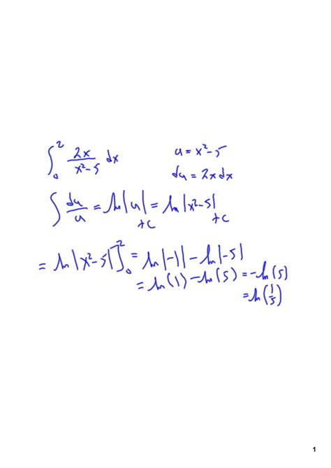 Ap Calculus Bc 703 Integrals And Derivatives Involving Ln X Pdf