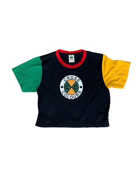 Cross Colours Vintage Cross Colours Cropped Tee Grailed