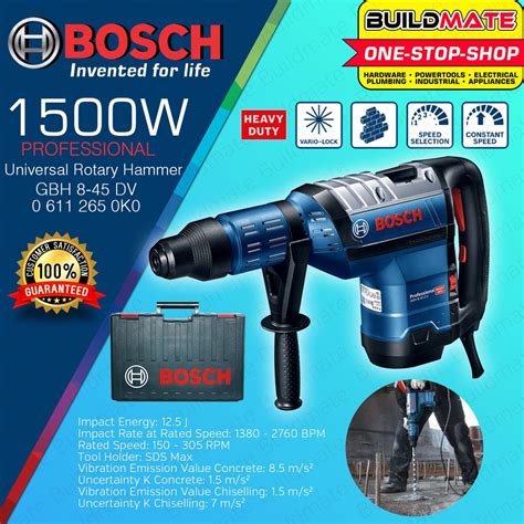 Bosch W Sds Max Universal Rotary Hammer Drill W Case Mm J