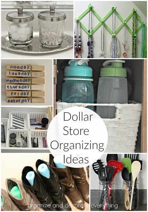 Dollar Store Organizing Ideas Organize And Decorate Everything