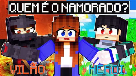 Namorado VilÃo Ou Namorado Heroi No Minecraft Miika Youtube