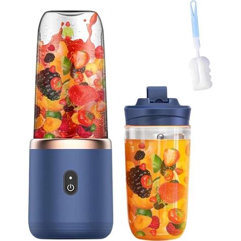 Mixeur Portable 400 Ml Mini Mixeur Mini Blender Rechargeable Usb