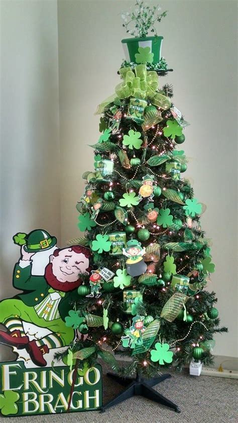 March 2017 St Patricks Tree St Patricks Day Decorations Holiday