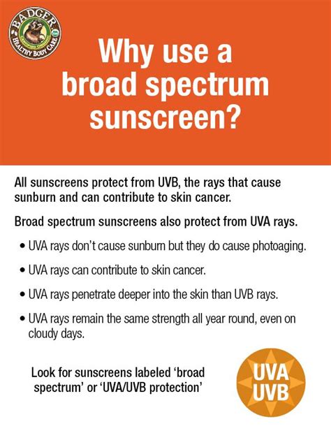 Look For Sunscreens Labeled Broad Spectrum Of Uva Uvb Protection