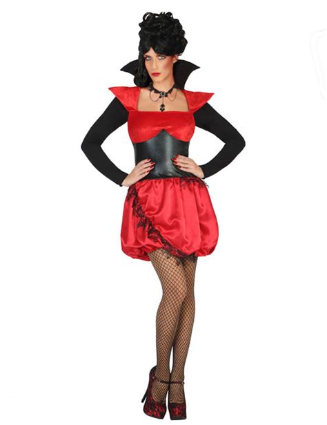 Costume Da Vampiro Sexy In Rosso Per Donna Costumi Adulti E Vestiti Di