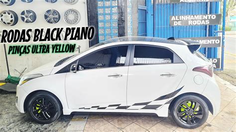 Hb Pintura Rodas R Black Piano Pintura L Quida Ultra Yellow