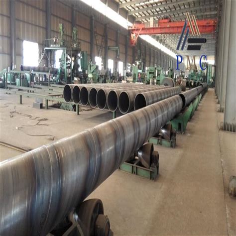 API 5L Spiral Steel Tube ASTM A252 SSAW Carbon Welded Pipe Large