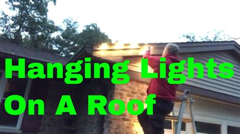 How To Install Christmas Lights On A Shingle Roof YouTube