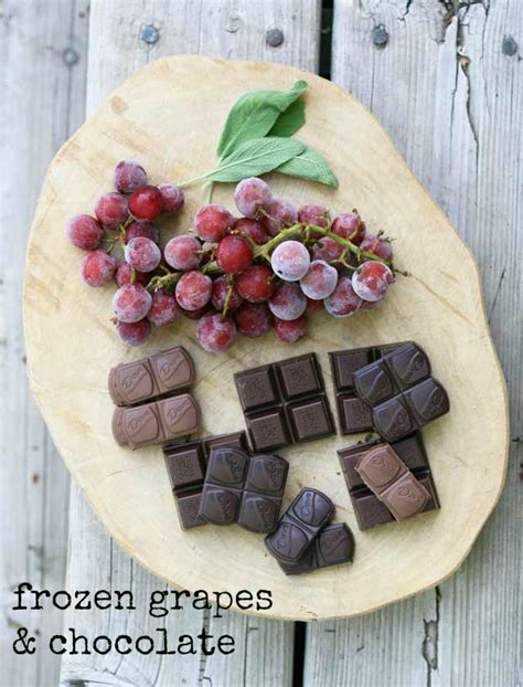 Frozen Grapes and Chocolate: The Easiest Summer Dessert